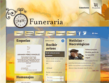 Tablet Screenshot of esquelas24.com